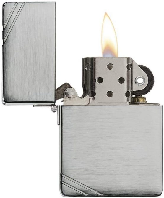Zippo 1935 Replica Windproof Lighter | Metal Long Lasting Zippo Lighter | Use with Zippo Lighter Fluid | Perfect for Cigarettes Cigars Candles | Pocket Lighter Fire Starter | Collectible 1935 Zippo - Image 3