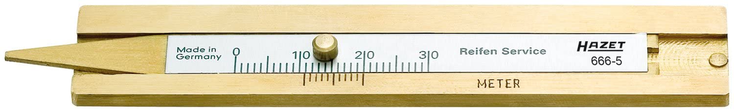 HAZET 666-5 Tyre Tread Depth Gauge - Multi-Colour - Image 3