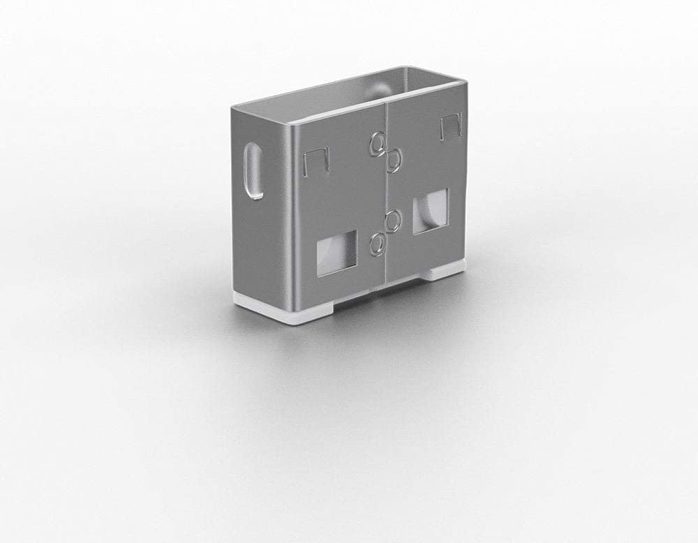 LINDY USB Port Blocker (without key) - Pack of 10 Colour Code: White, 10 Pack No Key - Image 2