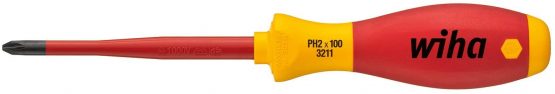 Wiha PH1 x 80mm Slim Fix VDE Screwdriver