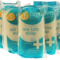 Ord River by Absolute Aromas 5 x 100g Tea Tree and Lavender Hand Soap Bars - Pack of 5 Vegetable Soap with 100% Pure Tea Tree and French Lavender Essential Oil - a Kind and Natural Hand Washing Soap
