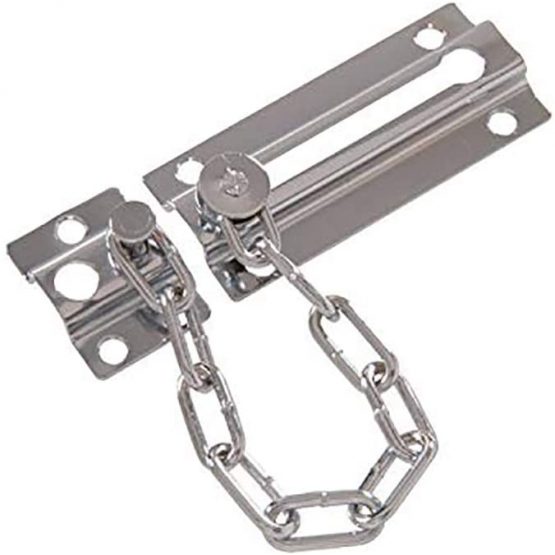 Yale YES-DC-CH Essentials Front Door Chain/Limiters, for Safer Caller ID, Chrome Finish