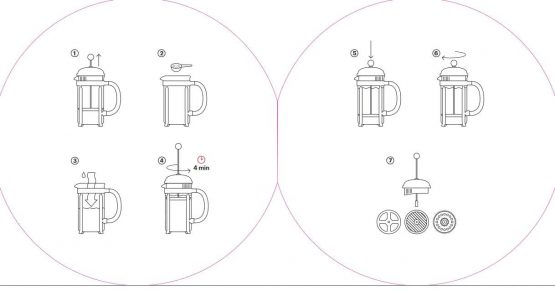 BODUM 10685-01 Kenya 8 Cup French Press Coffee Maker, Black, 1.0 l, 34 oz - Image 3