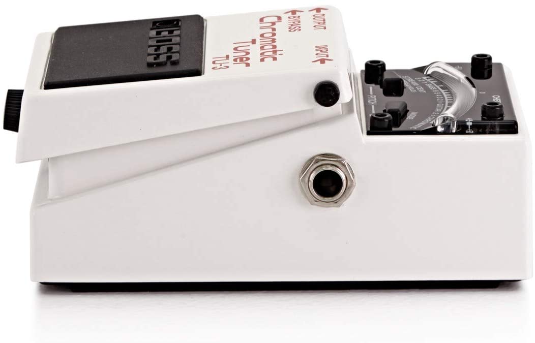 BOSS TU-3 Chromatic Stompbox Tuner pedal, White, (TU-3) - Image 4