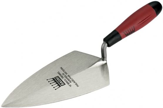 Ragni R280PSG-10 10" Philadelphia Pattern Brick Trowel, INCH