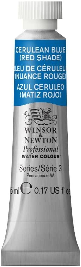 Winsor & Newton 102140 5 Ml Tube Professional Water Colour, Cerulean Blue/Red Shade, 5 ml (Pack of 1)