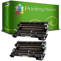 Printing Pleasure 2x DR3300 Drum Units compatible with Brother HL-5440D HL-5450DN HL-5470DW HL-6180DW MFC-8510DN MFC-8520DN MFC-8950DW MFC-8950DWT DCP-8110DN DCP-8250 - Black, High Yield