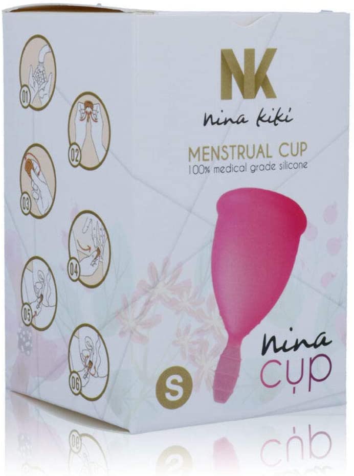 Nina Kikí Menstrual Cup, Size S, Pink – 100 g