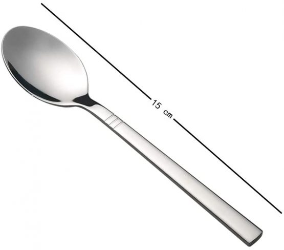 Fosly Stainless Steel Tea Spoon, 12 Pieces Mini Stirring Spoons - Image 2