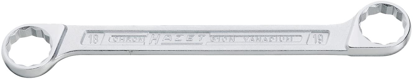 HAZET 610N-25X28 Double Box-End Wrench, Chrome-plated