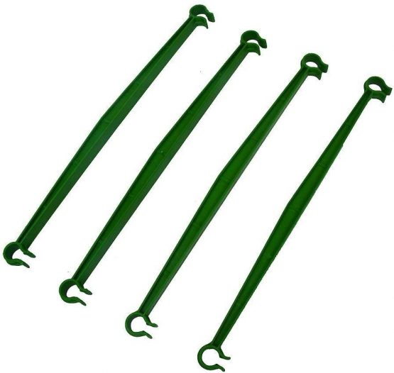 LouisaYork Tomato Cage Stakes,12Pcs/36Pcs Tomato Trellis Connectors Stake Arms Plant Stem Clips Expandable Trellis Connectors for Any 11mm Diameter Plant Stakes - Image 4