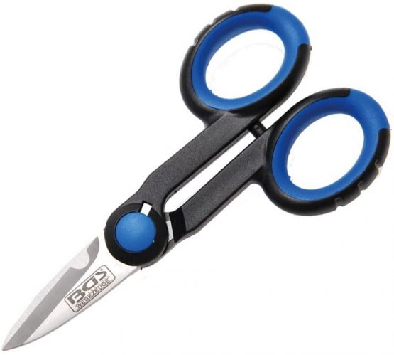 BGS 7963 | Stainless Steel Electrician's Scissors | 145 mm - Image 3