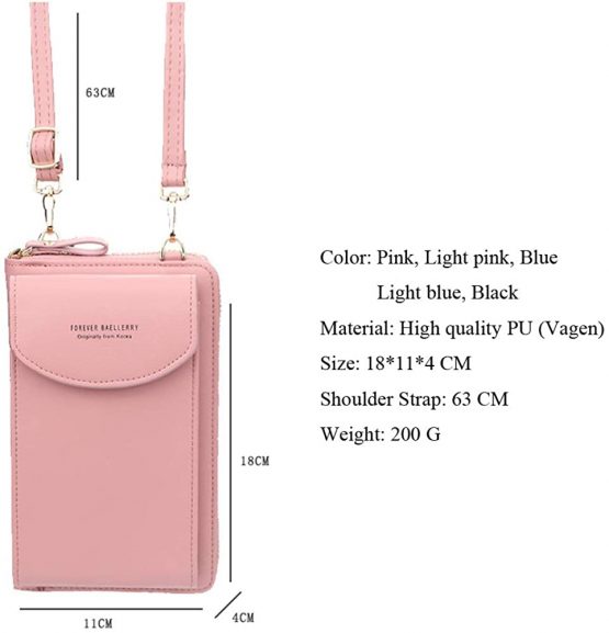 Jangostor Small Crossbody Bag Cell Phone Purse Wallet with Credit Card Slots for Women - Image 2