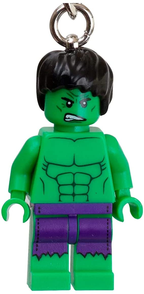 Lego Heroes Keychain (keyring)- The Hulk, White - Image 3