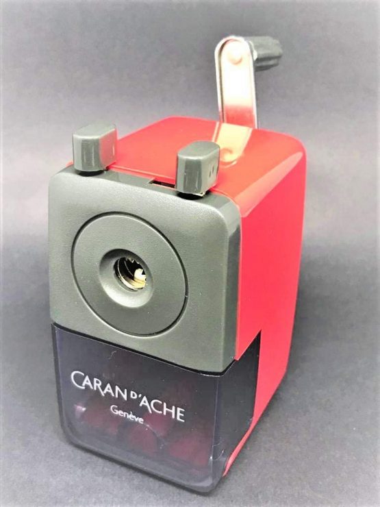 Caran d'Ache Plastic Pencil-Sharpening Machine - Red - Image 2