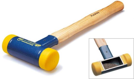 Wiha 80260 No Recoil Medium Hard Soft-Faced Hammer, Multi-Colour, 60 mm - Image 2