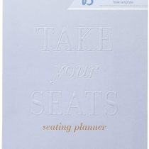 Busy B Wedding Seating Planner with Guest Stickers and Table Planners, Blue, One Size