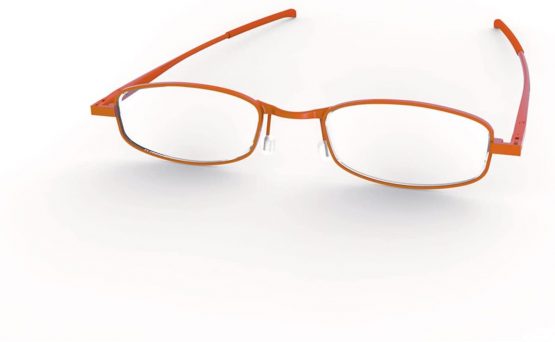 IF Compact Lenses Readers Slim Flat-Folding Unisex Reading Glasses - Cinnamon,"+1.5"""