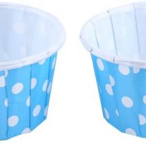 Yosoo 100pcs Baking Cups, Mini Paper Cake Cases, Cupcake Wrappers Cupcake Cases Cupcake Holders Muffin Cups Liners, Cupcake Paper Baking Cases Colour(Blue)
