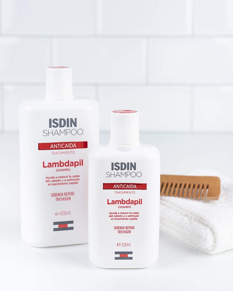 ISDIN Lambdapil Treatment, Anti-Hair Loss Shampoo, Set: 2 x 400 ml (Total: 800 ml), no, 400 ml (Pack of 2) - Image 4