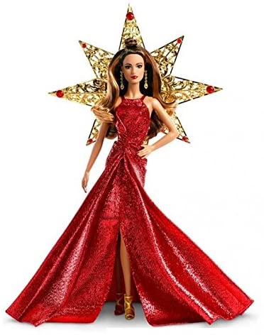 Barbie DYX41 Holiday Doll (Ltna), Red