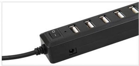 Aussel Premium 7 Ports USB Hub Expansion High Speed USB 2.0 Multi USB Hub Splitter Switch Lead Adapter Cable For PS3, Xbox, Wii, PC, MAC, Laptop, NoteBook, Mac Book, NetBook, Tablet, Tab, Supports Windows Vista/7/Mac - Image 4