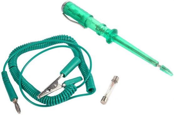 Keenso Electrical Circuit Tester, 6V/24V Car Electrical Circuit Tester Continuity Tester Car Fuse Pen Pencil Fuse Tester Wire Circuit Tester with Indicator Light (Green) - Image 2