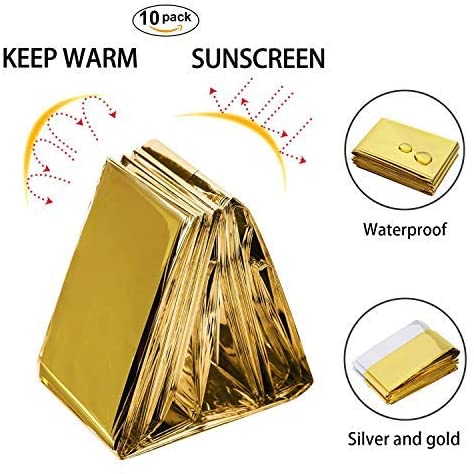 TENQUAN 10 Pack Foil Blankets - Image 4