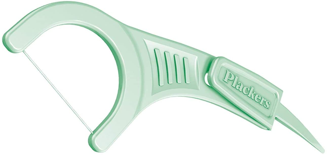 Plackers Dental Flossers Micro Mint, Green, 75 Count, 75 count (Pack of 1) - Image 2