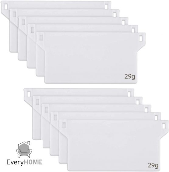 EveryHome 10 Vertical Blind Weights 89mm (3.5 inches) - Replacement Weights Slats…