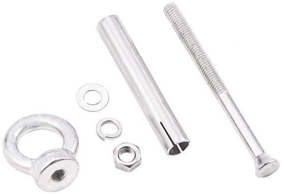 INCREWAY Expansion Bolt, 4 Pcs 304 Stainless Steel Ring Anchor Eyebolt Expansion Screw with Ring Closed Hook Internal Expansion Bolt Fastner for Concrete Wall, M8x80mm - Image 4