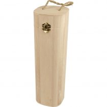 Creativ 57508 1-Piece Wooden Wine Box with String, Beige