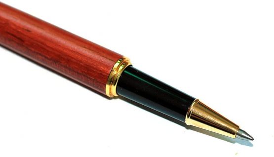 Farsler ECO-Friendly Creative Gel Pen Lead Pen Full Wooden Ballpoint Pen Black 5 Refill Set with Nice Wooden Box Business Gifts New Year Gift (Pen+Refills) - Image 3