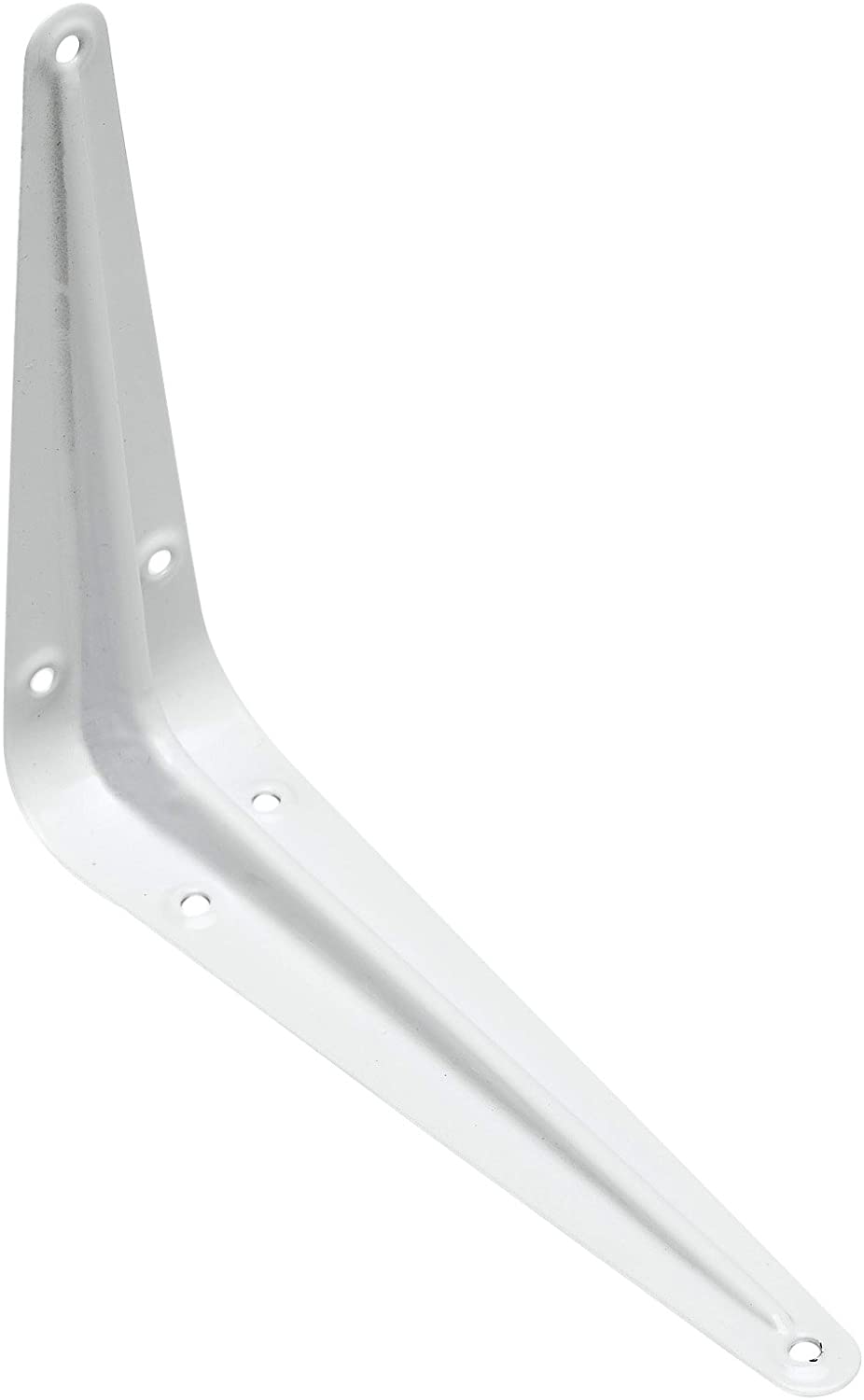 Merriway BH00238 Shelf Bracket 5 x 4 White -20 Pcs