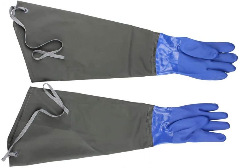 Drain cleaning gloves,Pond Gloves,Long Rubber gloves,Waterproof Gloves
