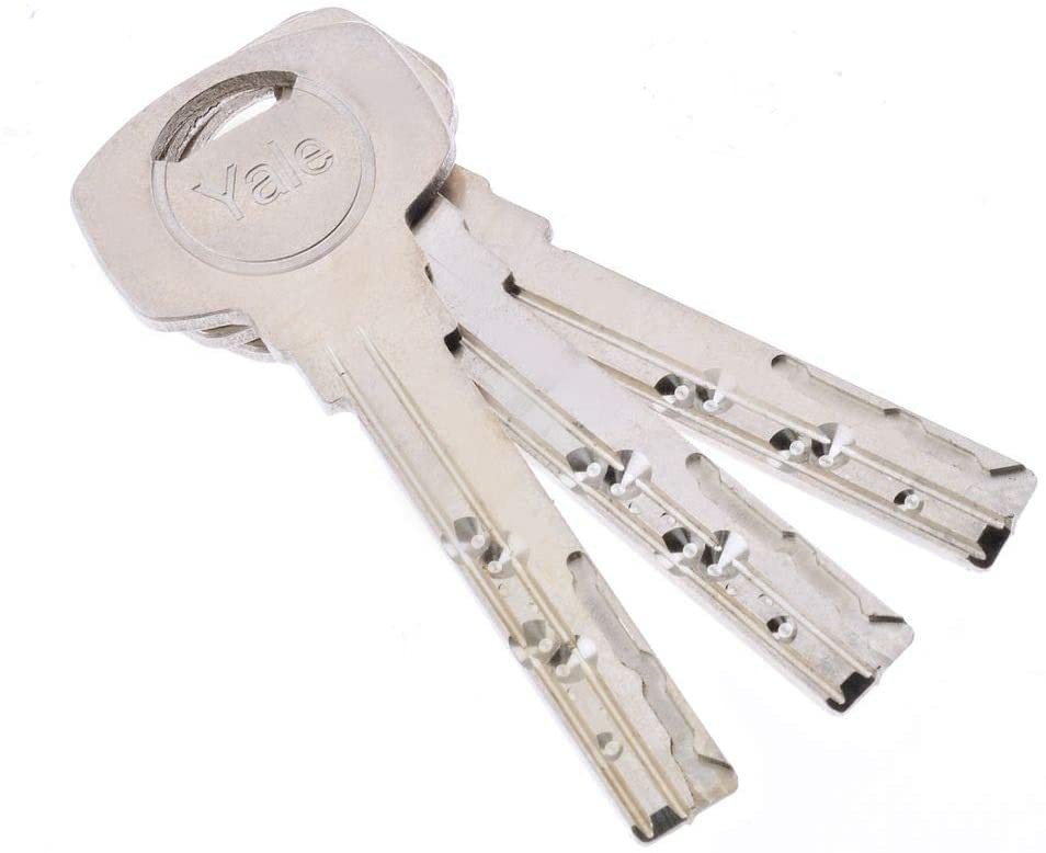 Yale Euro Double Cylinder, 3 Keys Supplied, Standard Security, Boxed, Suitable for All Door Types Nickel Finish, 30:10:30 (70 mm) - Image 3
