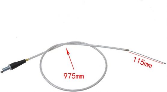 GOOFIT 38.19" Motorcycle Throttle Cable Replacement for 50cc 70cc 90cc 110cc 125cc Dirt Bike China Moped Scooter Chinese Scooter ATV Quad Go Kart Moped Dirt Bike - Image 2