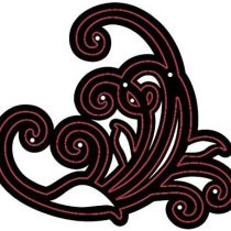 Darice Embossing Essentials Die, Swirl Corner