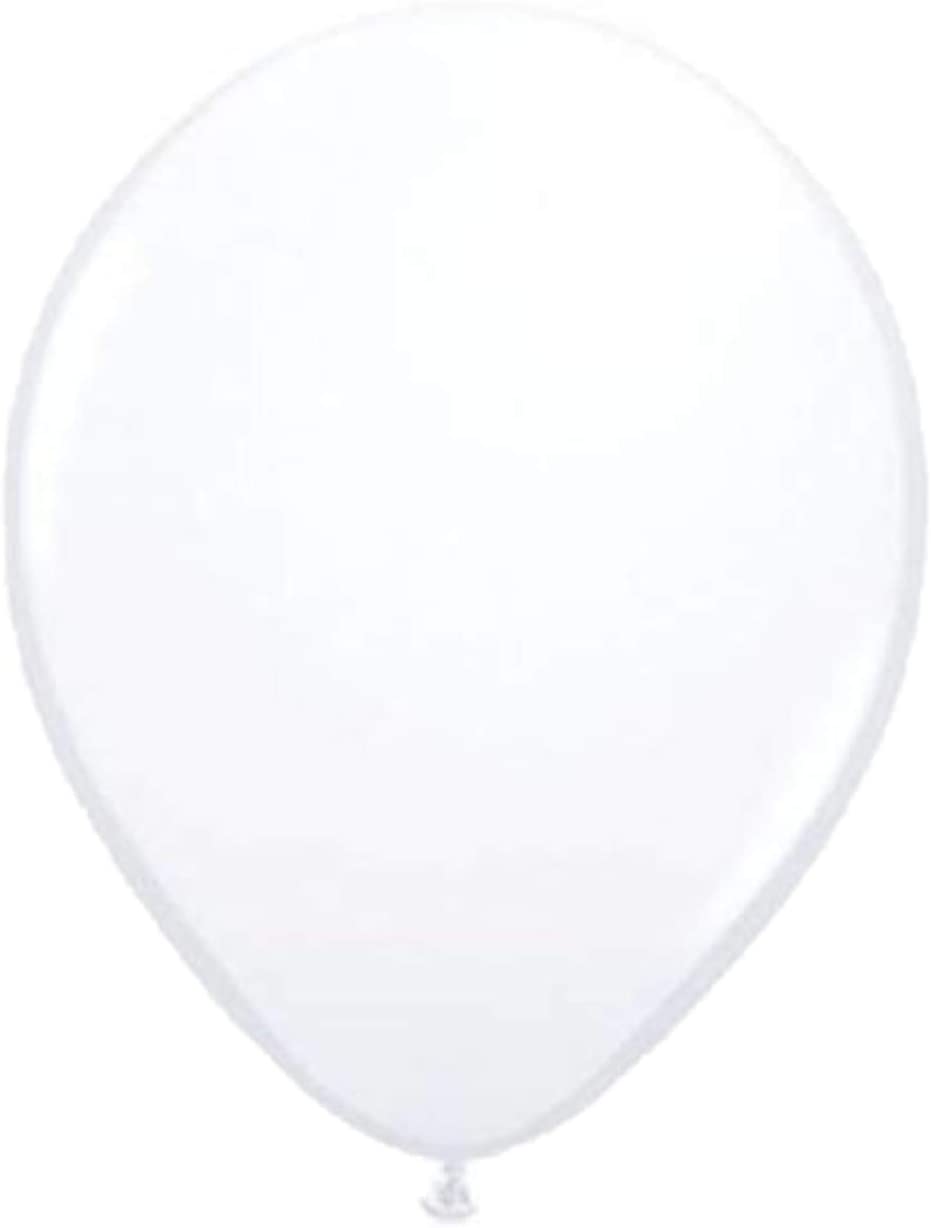 Folat 08171 White Balloons 30 cm-10 Pieces, 10 Pack