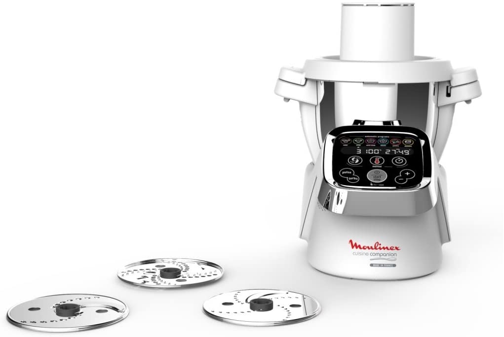 Moulinex XF383110 Vegetable Cutter for Cuisine Companion Robot, White - Image 3