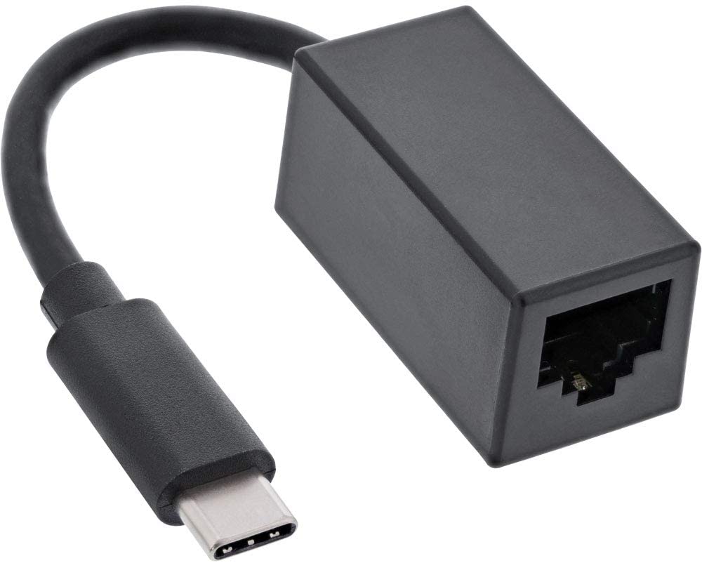 InLine 33380G USB 3.0 Network Adapter Cable, Gigabit Network, USB Type-C