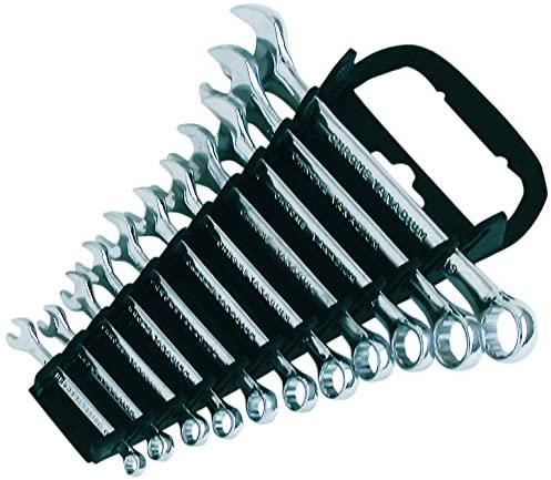 Hilka 16201102 Pro Craft Combination Spanner Set Metric (11-Piece), Silver