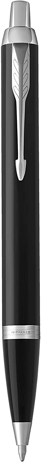 Parker IM Duo Gift Set including Ballpoint Pen & Fountain Pen, Black Lacquer Chrome Trim - Image 2