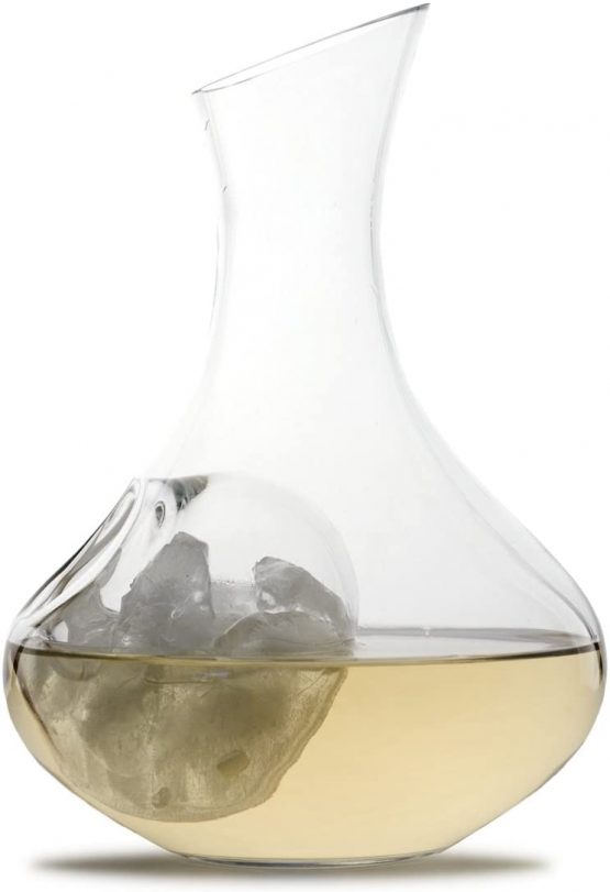 Bredemeijer Avallo LV02156 Decanter / Carafe 1.3 Litres Glass with Ice Cube Compartment 175 x 80 x 340 mm - Image 2
