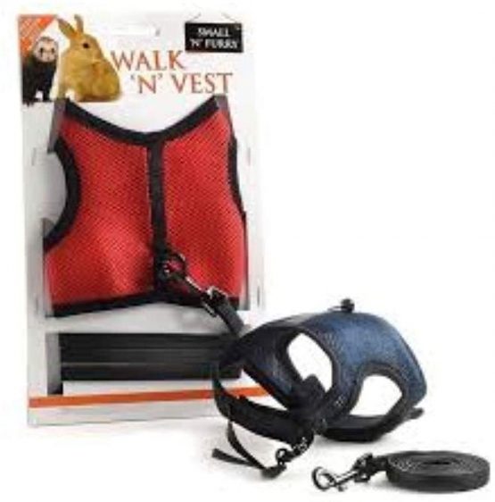 RABBITS AND FERRETS - WALK N VEST LARGE (Colors will vary) - Image 2