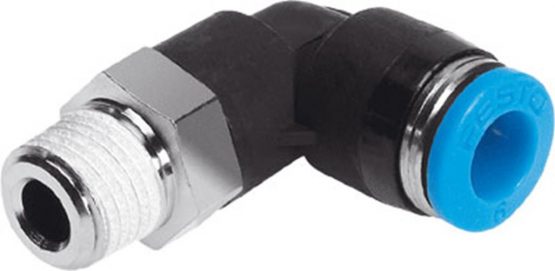 Festo 153045 QSl-1/8-4 Push-In L-Fitting, 23mm, Pack of 10