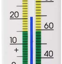 Large Outdoor Thermometer - 380 mm Garden Thermometer Outdoor For Use In Garden Greenhouse Patio Sun Terrace Shed Allotment Wall Classic Thermometer Indoor Outside Temperature Gauge