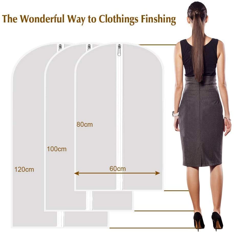 Linseray 6 Pack Hanging Garment Bag - Image 3