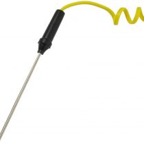 sourcingmap 80mm x 3mm Probe K Type 0-500C Temperature Range Coiled Thermocouple 1.5M