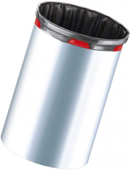 Swirl-fixierband, Trash Bags, 1 roll, Anthracite, Black, 60 Liter (68 x 73 cm) - Image 2